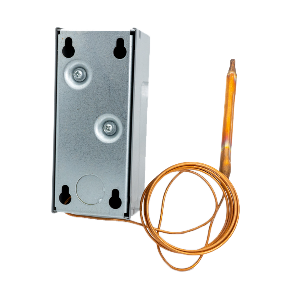 White-Rodgers 1687-9 Refrigeration Temperature Controller, 8ft Capillary
