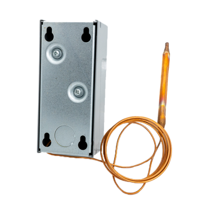 White-Rodgers 1687-9 Refrigeration Temperature Controller, 8ft Capillary