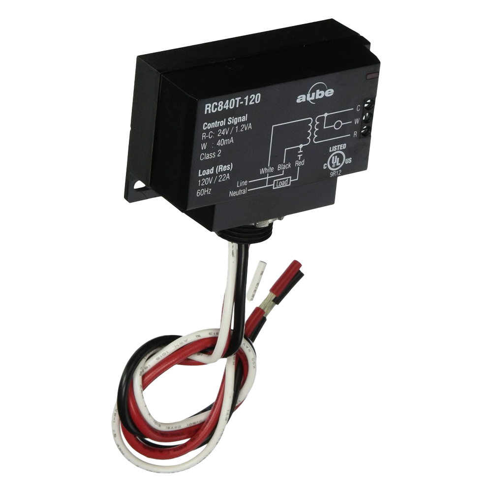 Resideo/Honeywell AUBE RC840T-120 Electromechanical Relay W/ 24V - 120V Transformer